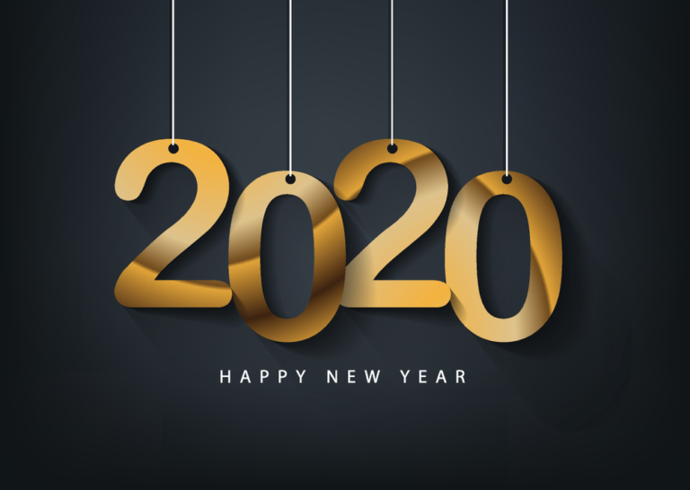Happy New Year 2020 PNG Image in High Definition
