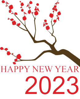 Happy New Year 2023 Text pngteam.com