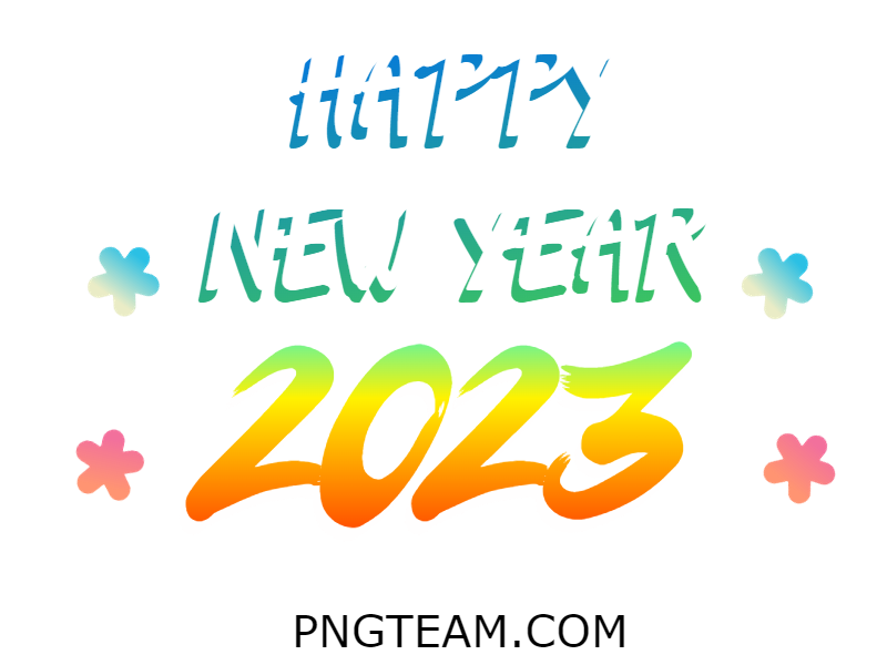 Happy New Year 2023 PNG pngteam.com