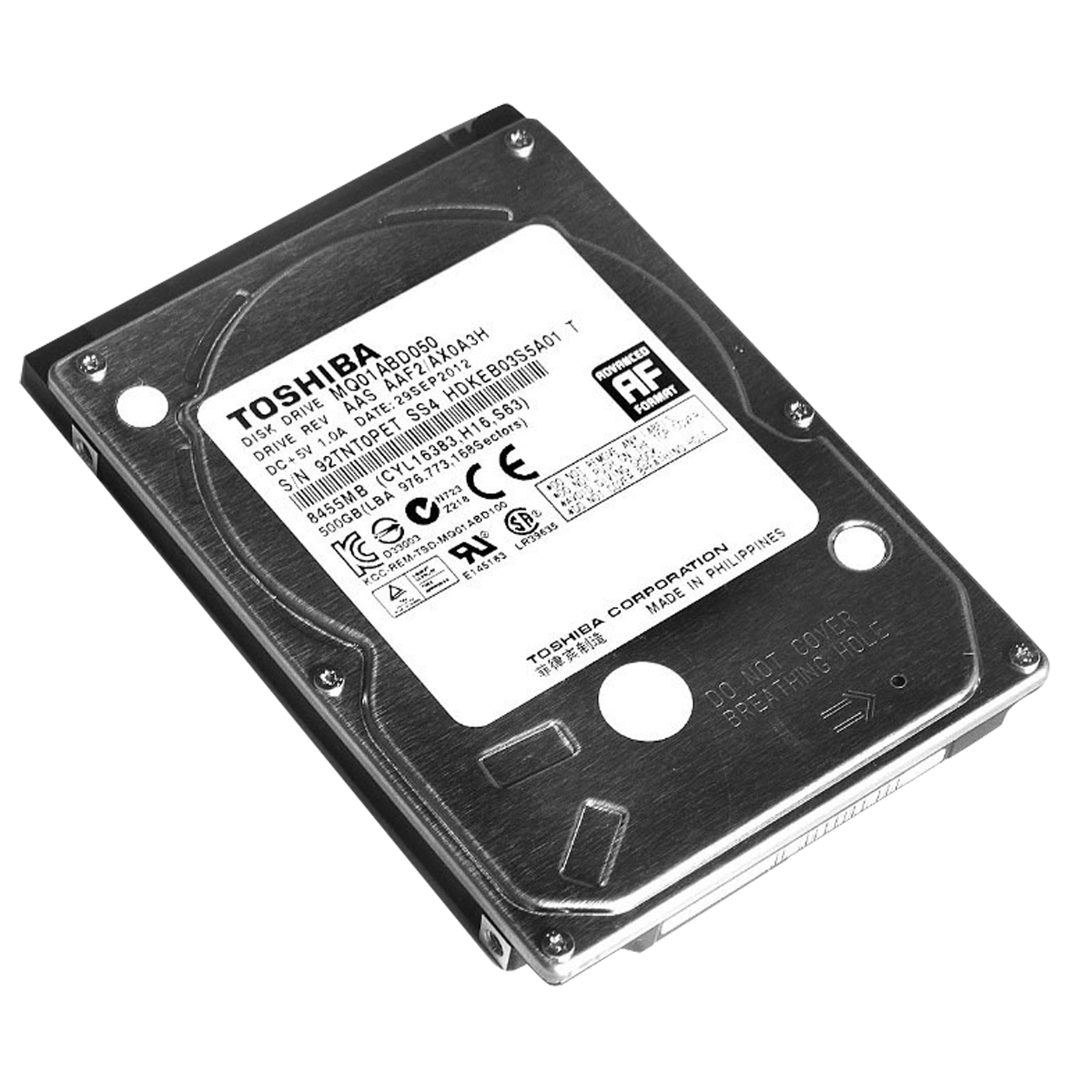 Hard Disk PNG Image in Transparent