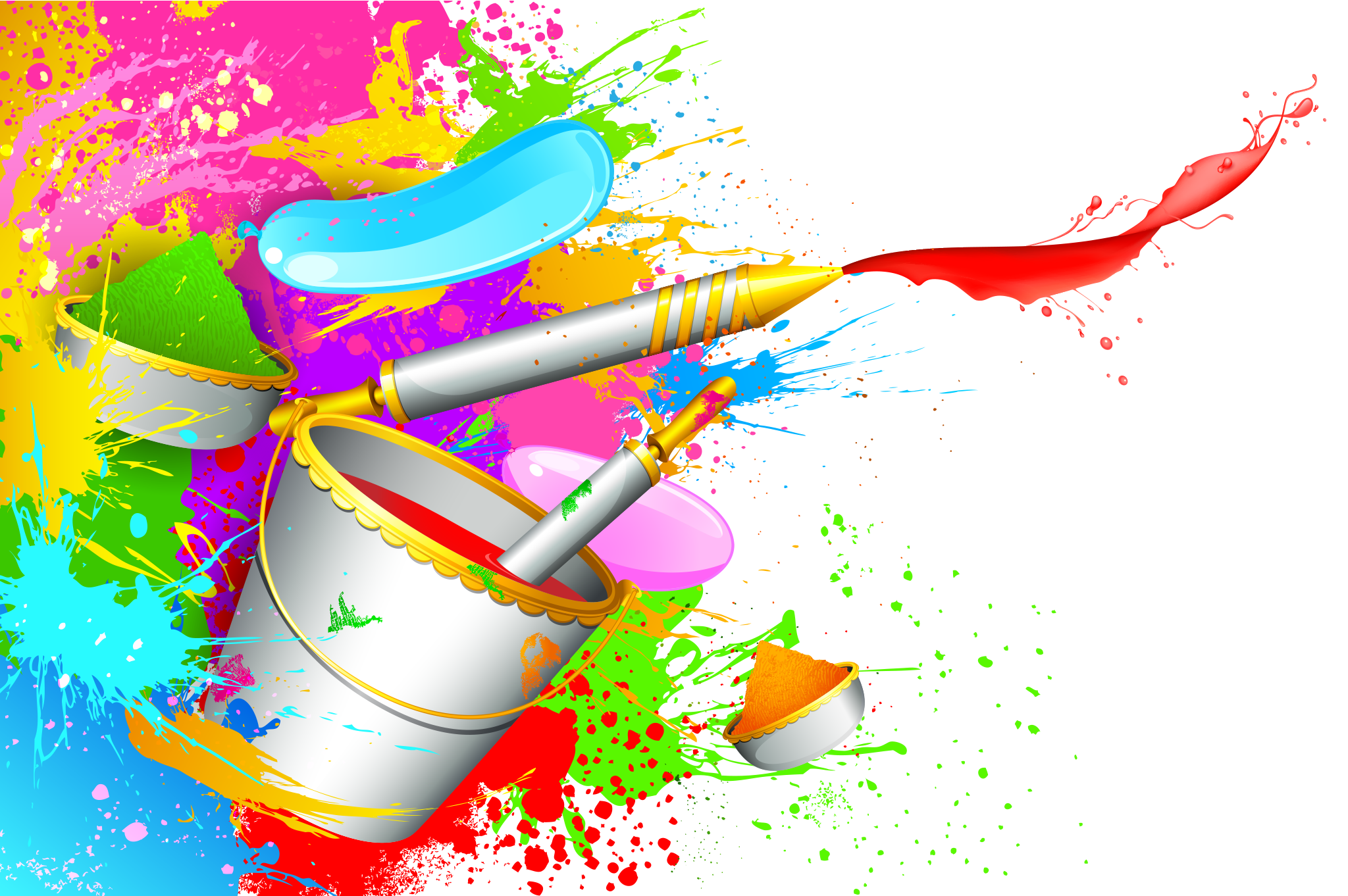 Holi PNG HD File pngteam.com