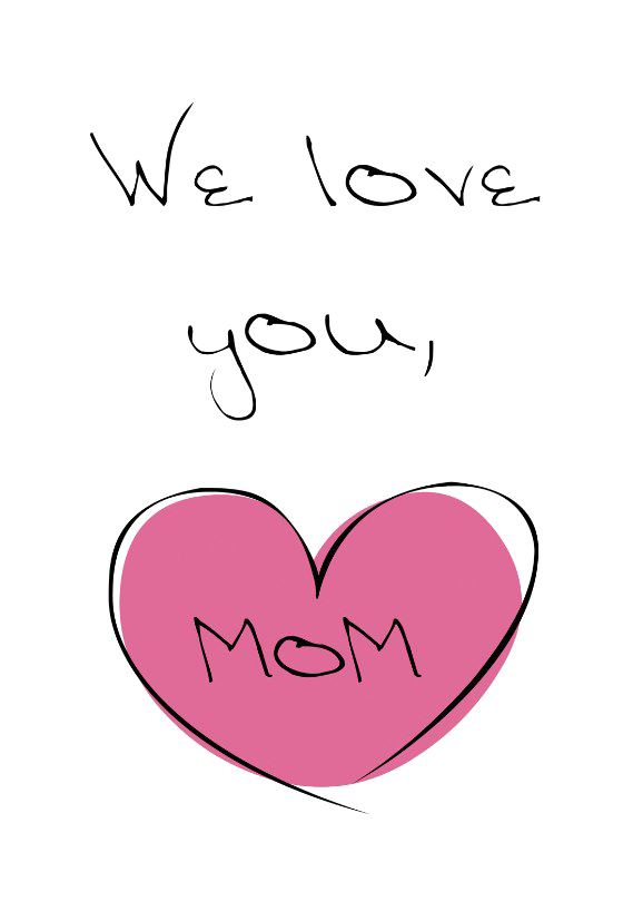 I Love You Mom PNG Image in High Definition pngteam.com