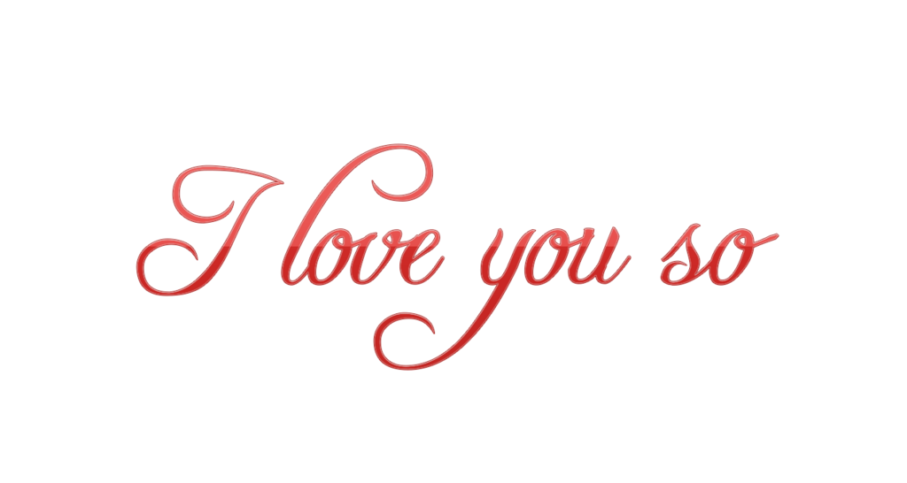 I Love You Text PNG HD pngteam.com