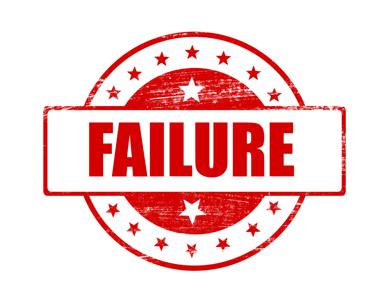Failure Text Icon Stamp PNG Transparent - Fail Stamp Png
