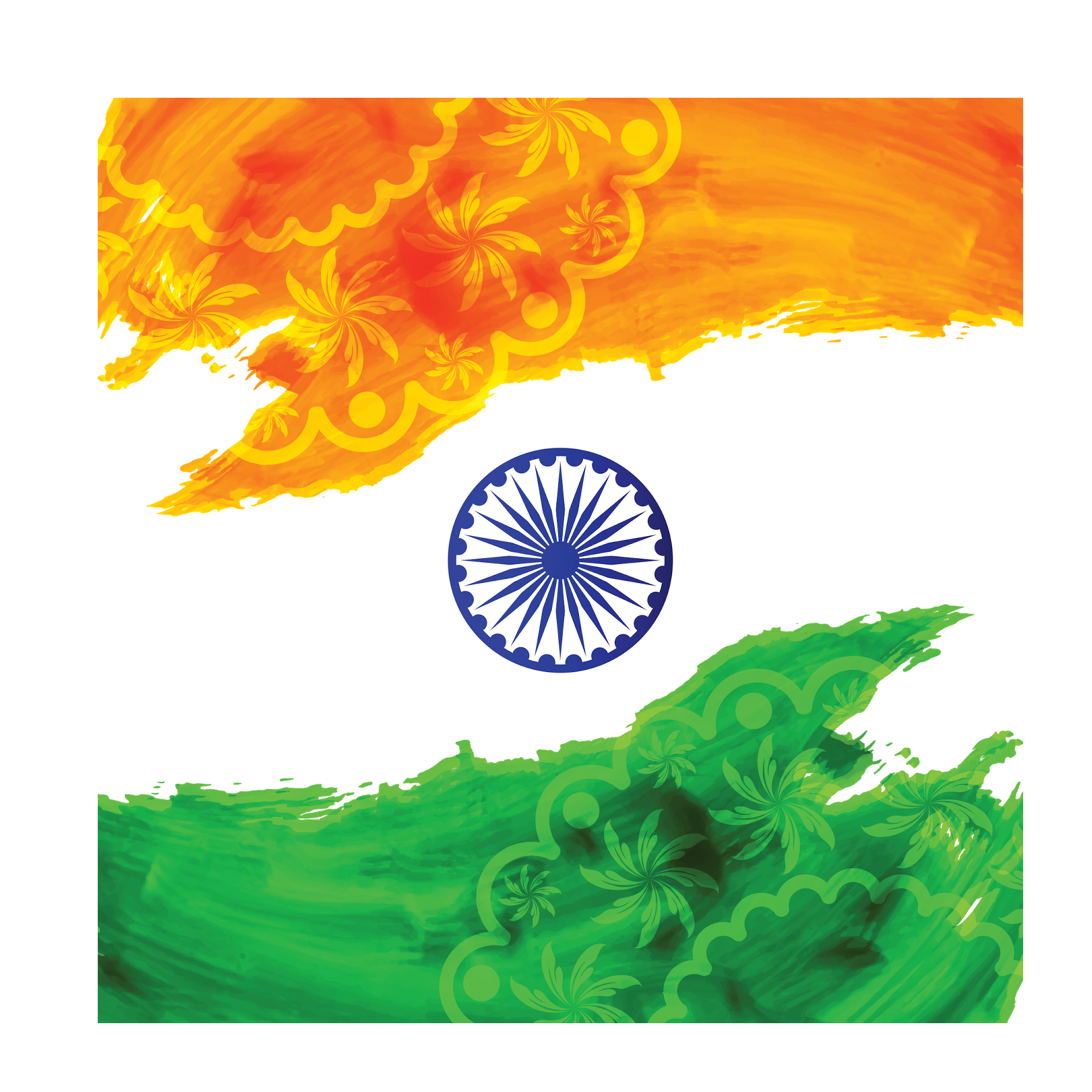 India Flag Border PNG Images pngteam.com