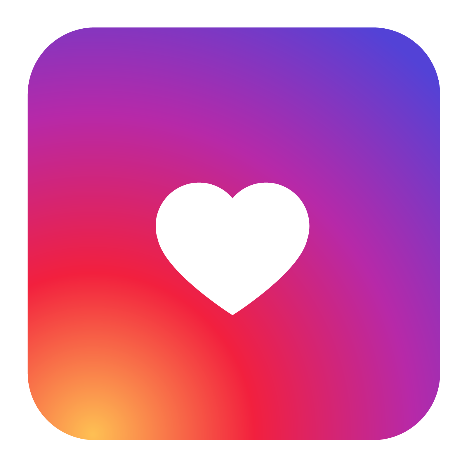Instagram Heart Icon PNG Picture