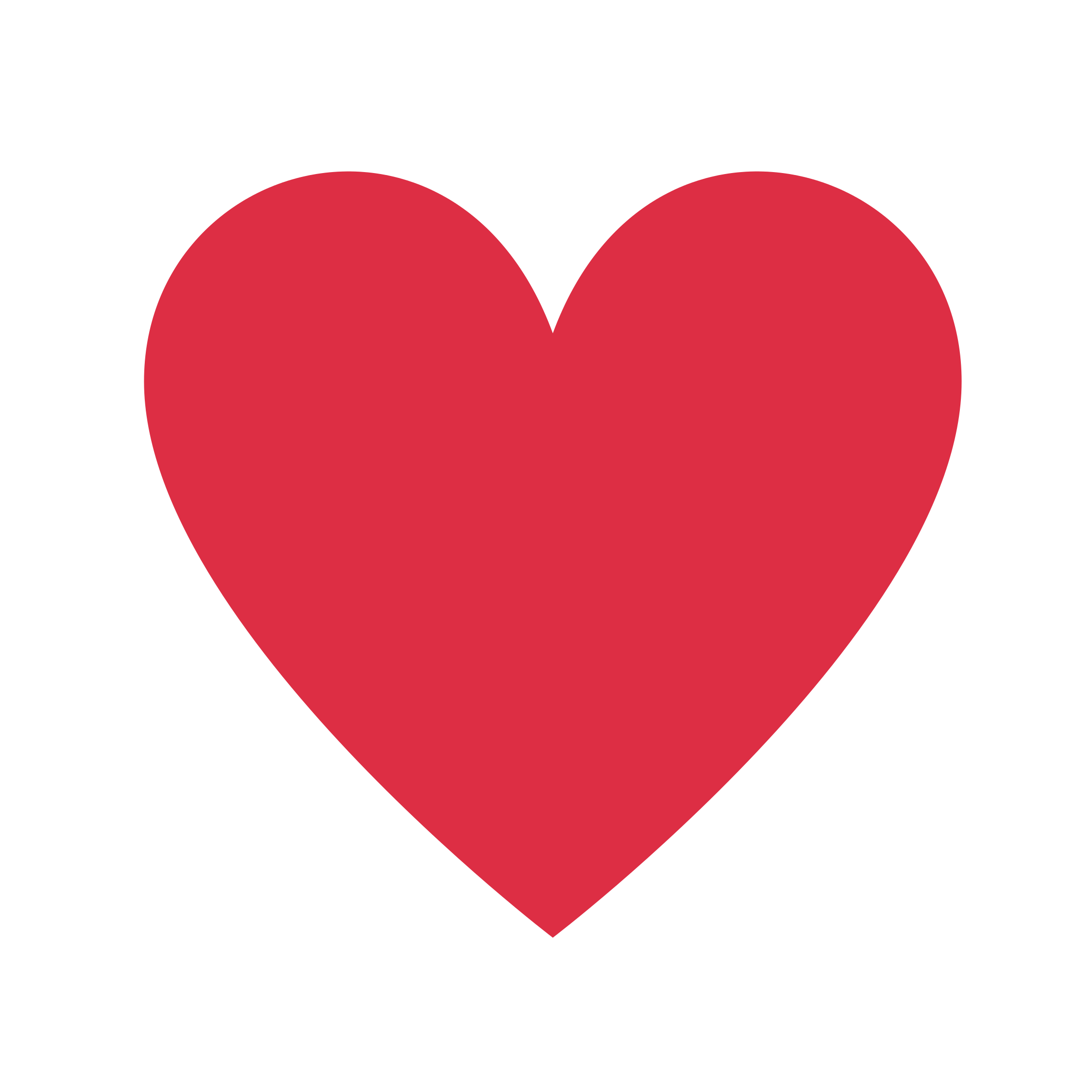 Red Instagram Heart PNG Transparent
