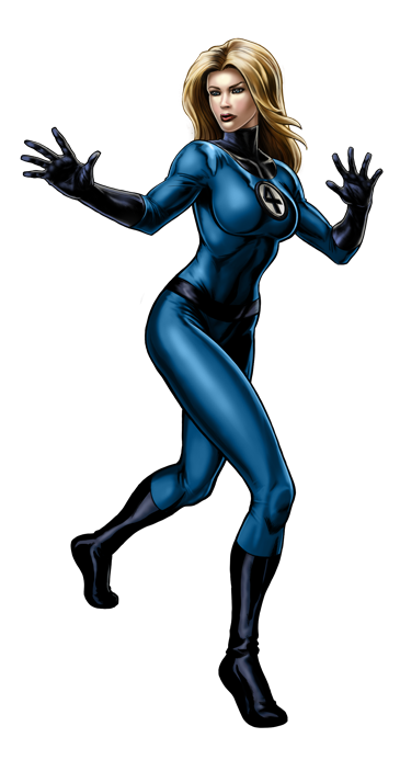 Invisible Woman PNG Image in Transparent