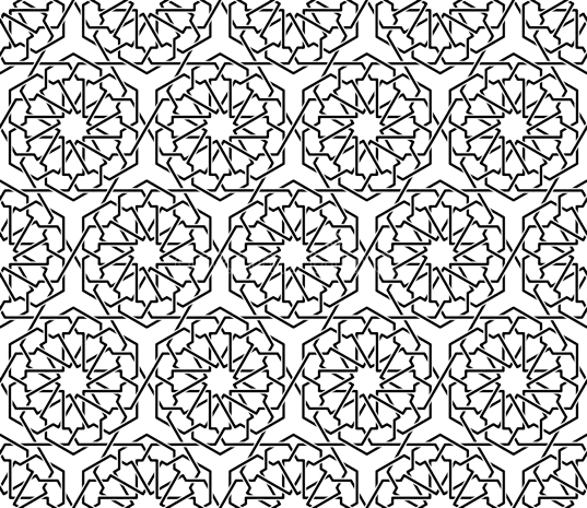Decorative Islamic Pattern PNG