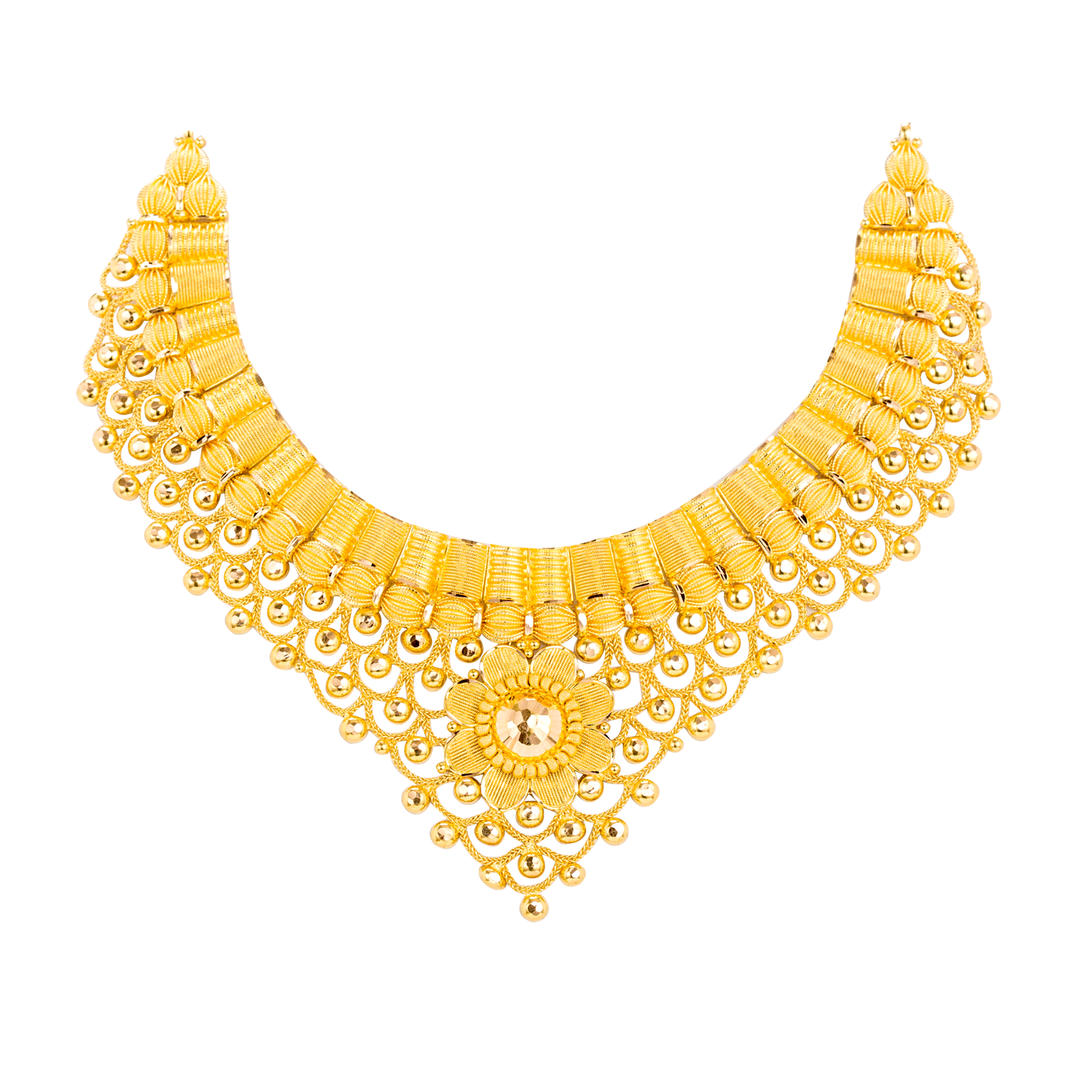 Gold Necklace Jewellery PNG HD File