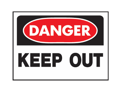 Keep Out Danger Sign PNG HQ Image pngteam.com