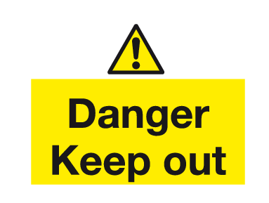 Keep Out Danger Sign PNG HD Images - Keep Out Danger Sign Png