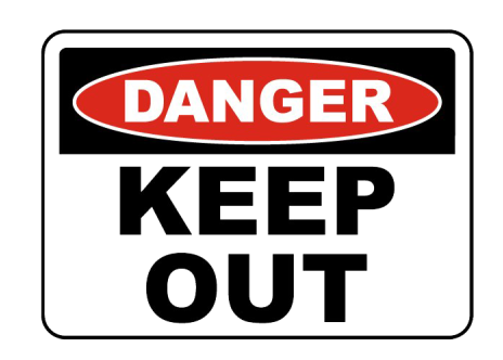 Keep Out Danger Sign PNG HD Images pngteam.com