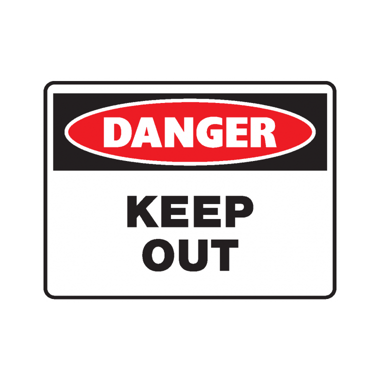 Keep Out Danger Sign PNG HD Images - Keep Out Danger Sign Png