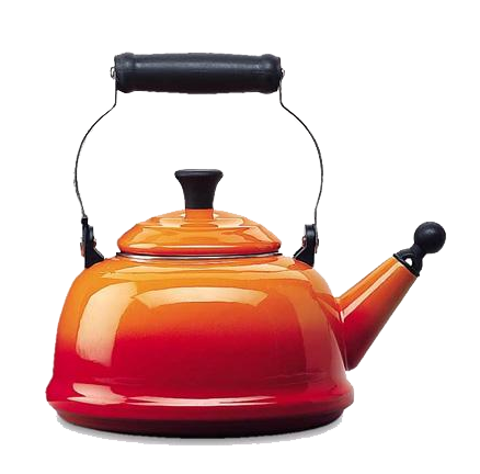 Orange Teapot Kettle PNG HD Images - Kettle Png
