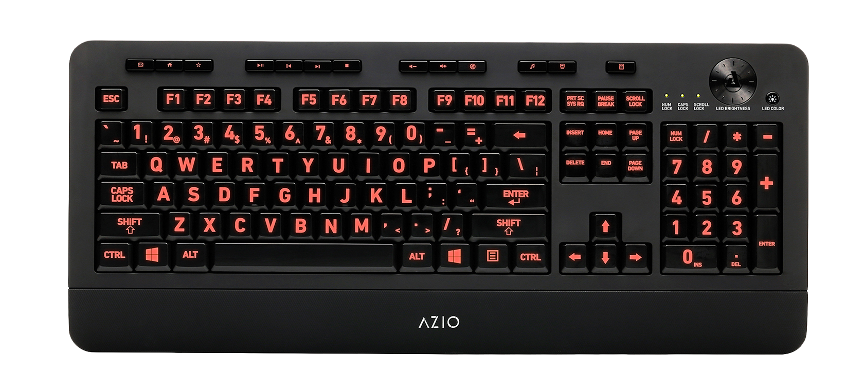 Red Light Keyboard PNG - Keyboard Png
