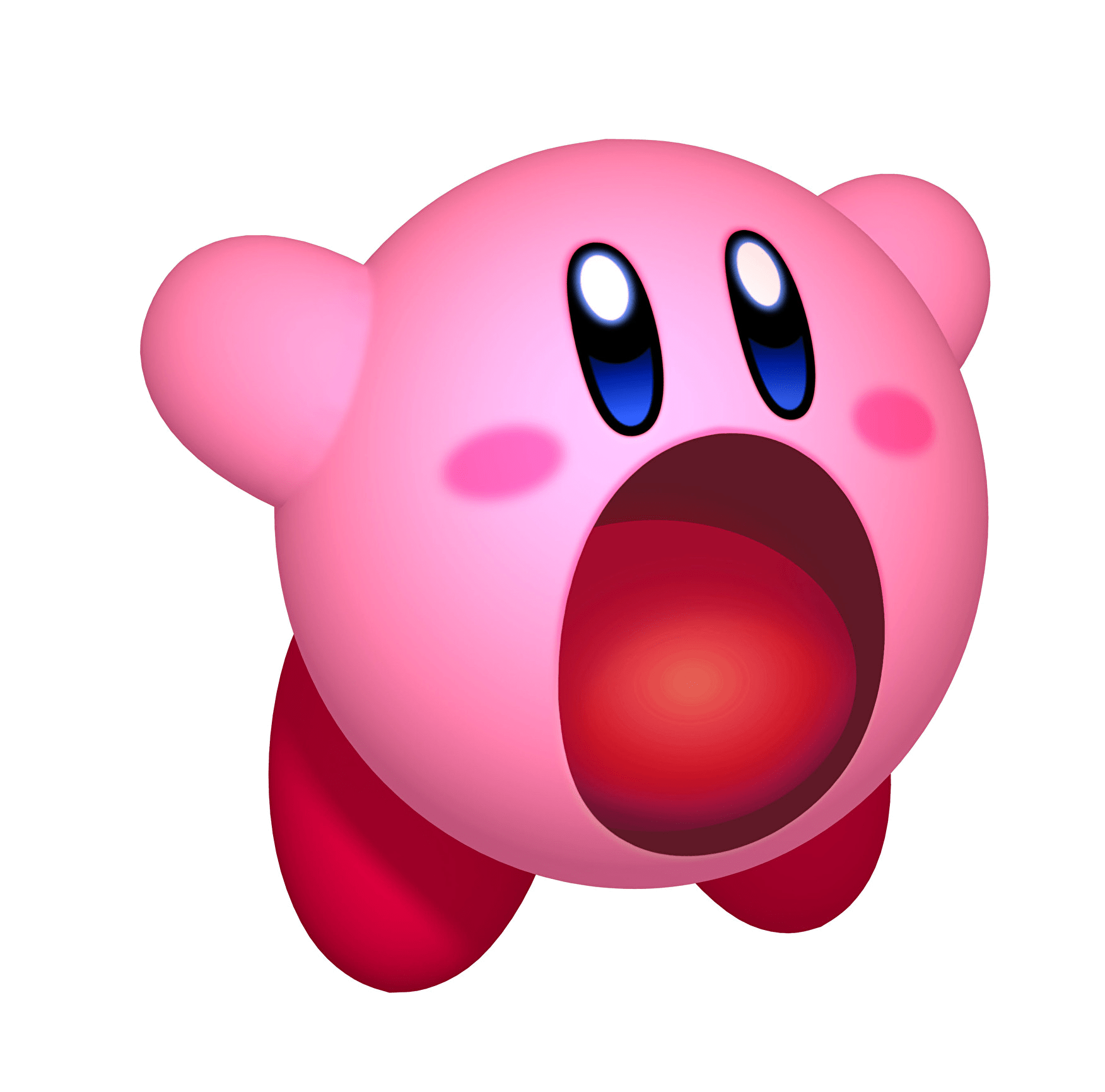 Kirby Surprised PNG HD Transparent