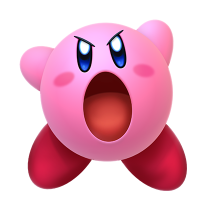 Kirby Yelling PNG Picture Transparent pngteam.com