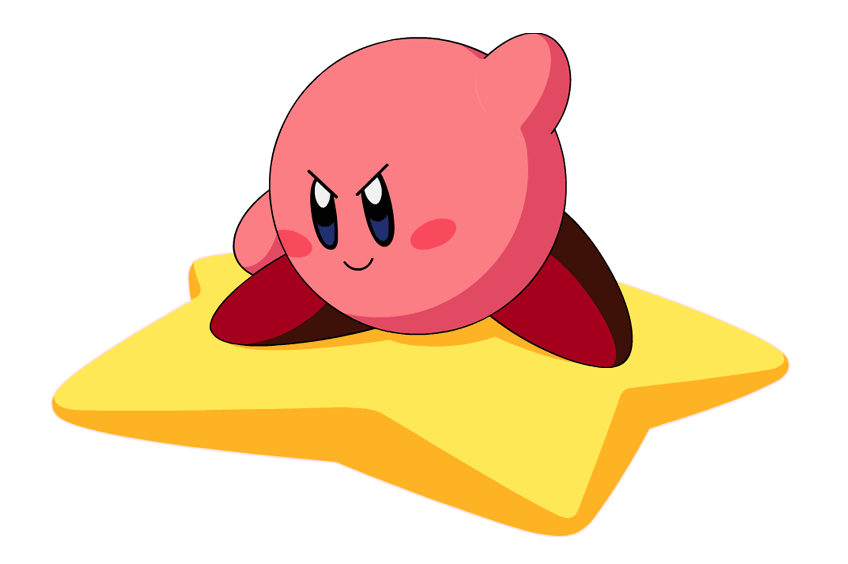 Kirby and Yellow Pillow PNG HQ Image - Kirby Png