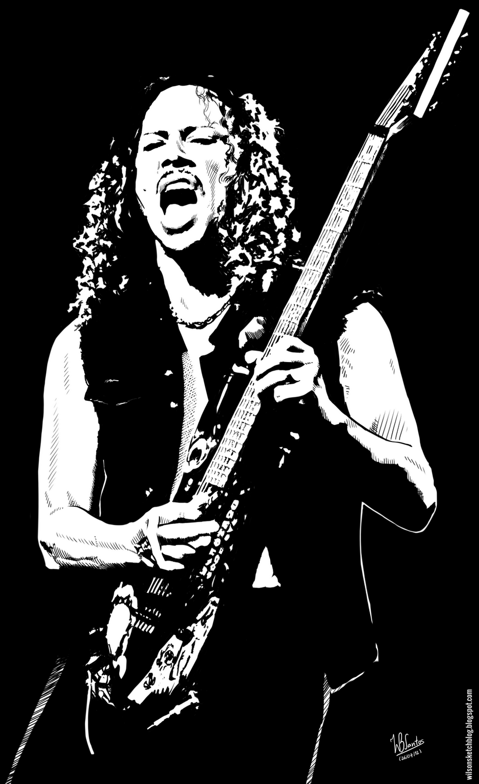 Kirk Hammett PNG Photo pngteam.com