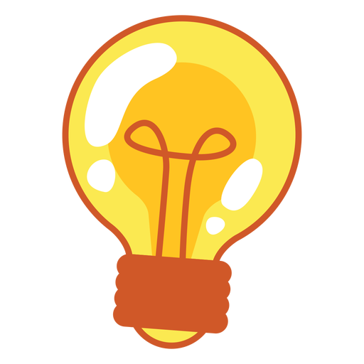 Orange Lightbulb PNG pngteam.com