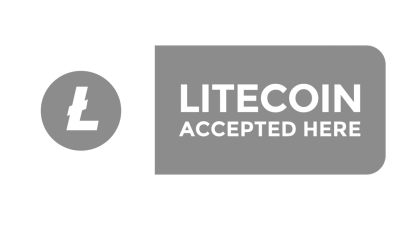 Litecoin Accepted Here Button PNG Transparent pngteam.com