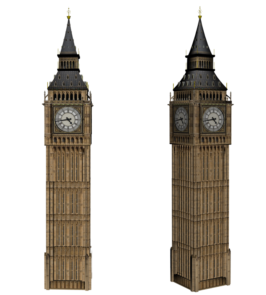 London Clock Tower PNG