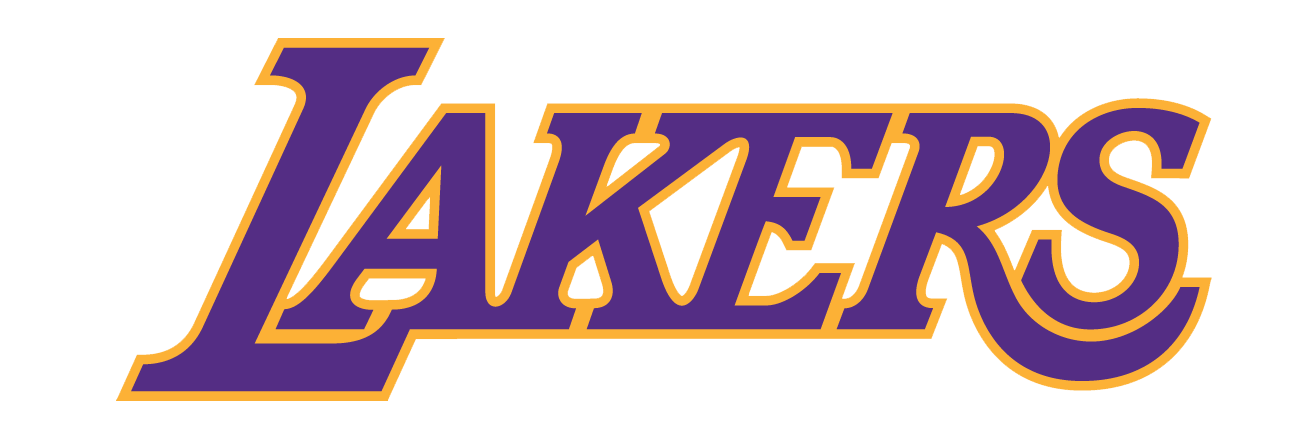 Lakers Text Logo PNG HQ Image Transparent