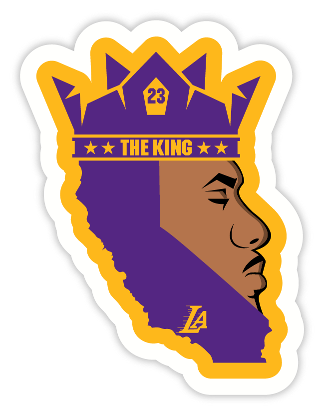 Los Angeles Lakers the King Logo PNG Image Transparent pngteam.com
