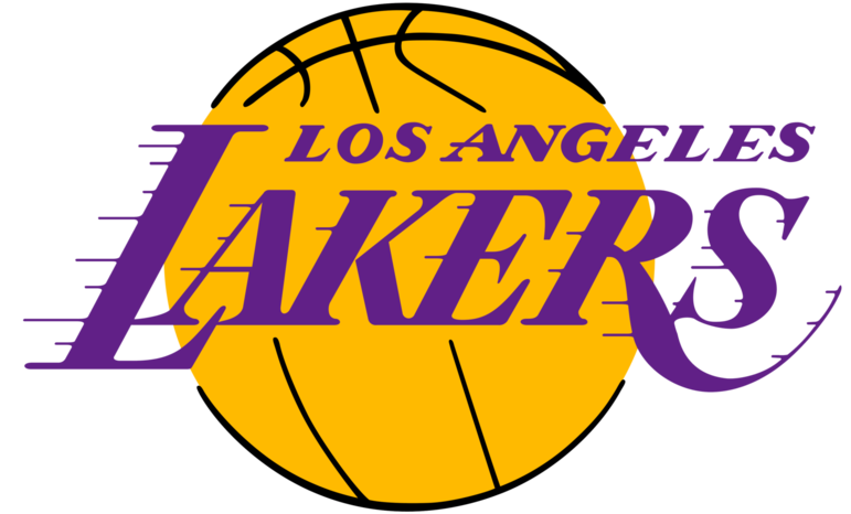 Los Angeles Lakers Logo PNG Transparent BG pngteam.com