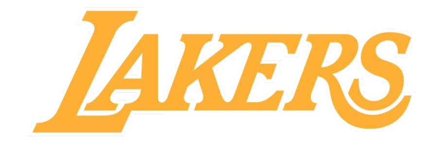 Lakers Text Logo PNG Transparent Background pngteam.com