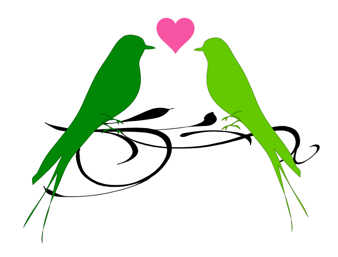 Green Love Birds PNG Image in High Definition pngteam.com