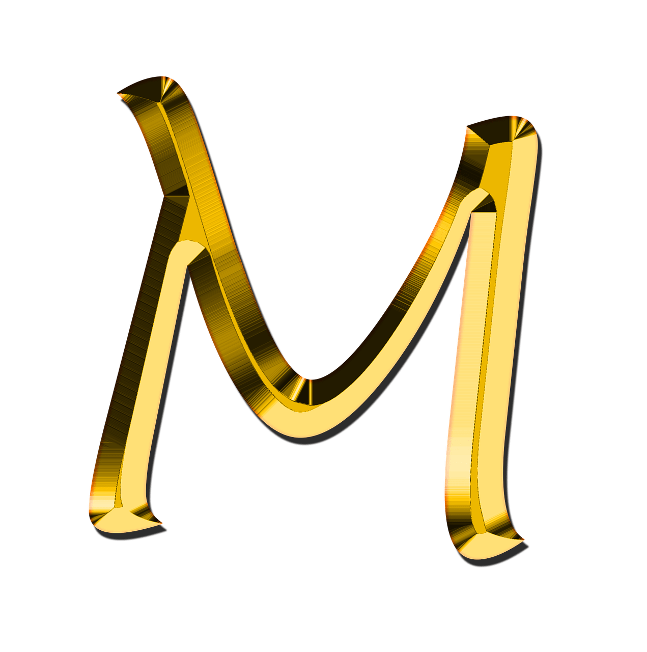 M Letter PNG
