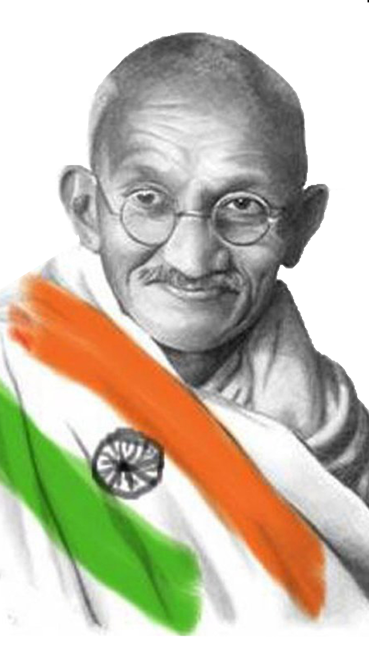Mahatma Gandhi PNG High Definition Photo Image