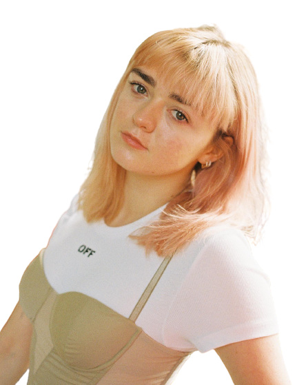 Maisie Williams Yellow Hair PNG pngteam.com