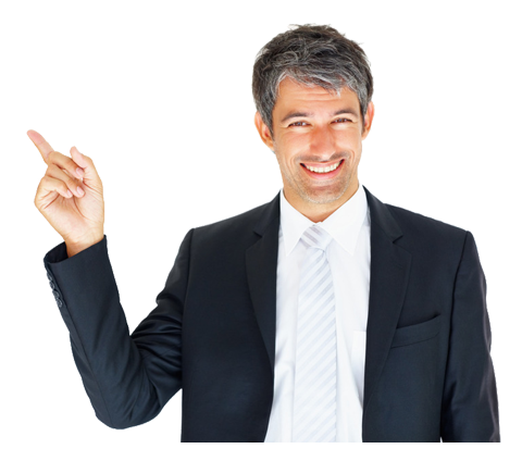 Man Pointing PNG in Transparent - Man Png