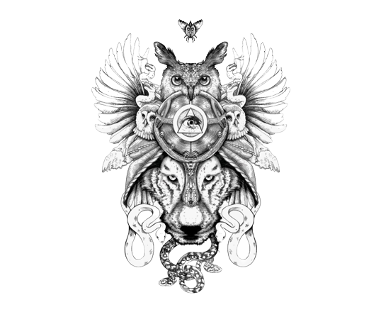 Tattoo Tribe Symbol Totem Tiger Animal Clipart pngteam.com
