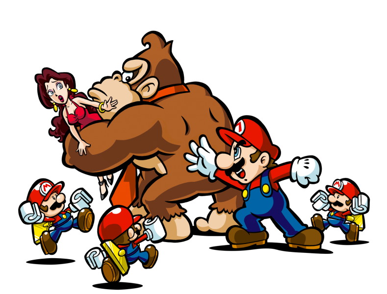 Mario Vs Donkey Kong PNG HD