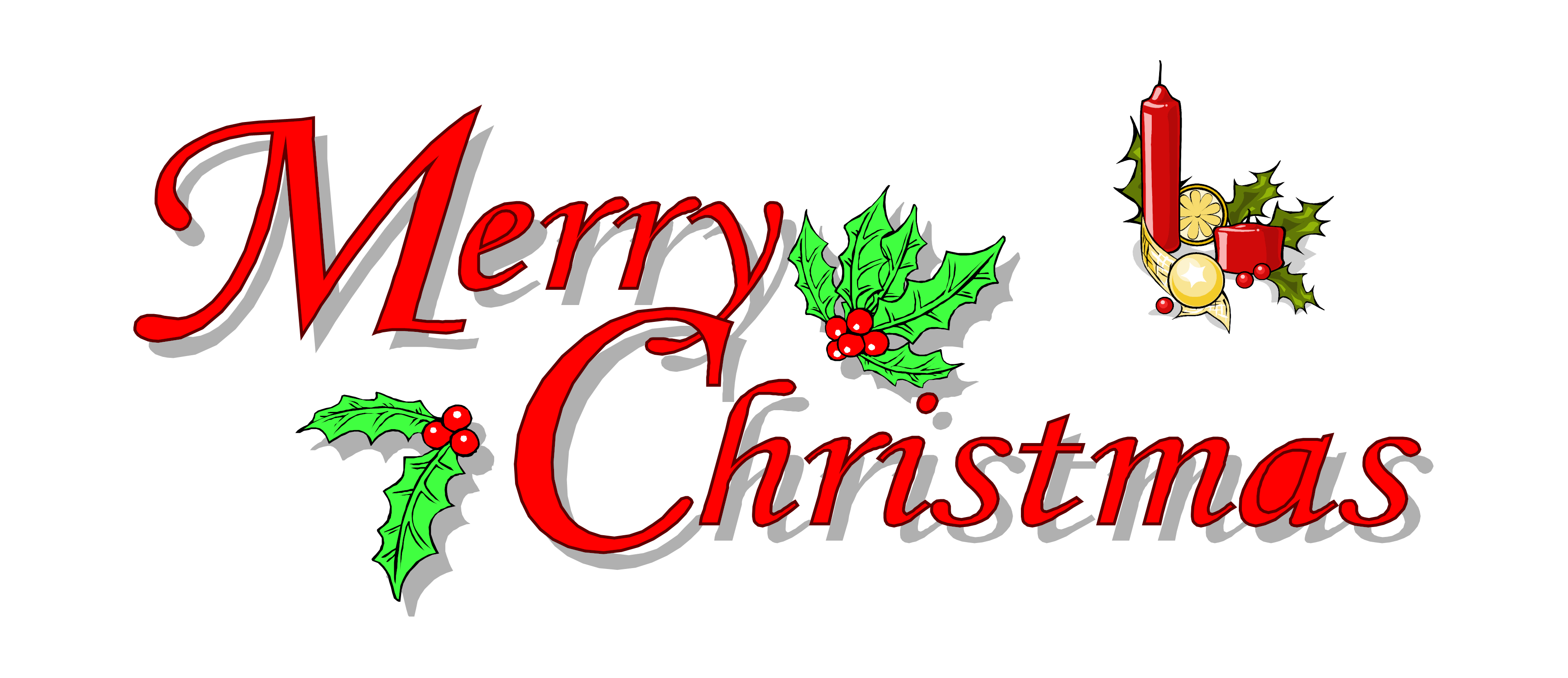 Merry Christmas Text PNG Image in High Definition pngteam.com