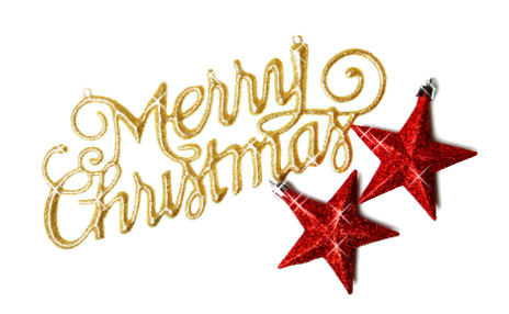 Merry Christmas Text with Stars PNG Best Image Transparent pngteam.com