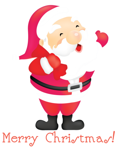Merry Christmas PNG Transparent Image With Santa Claus HD - Merry Christmas Png