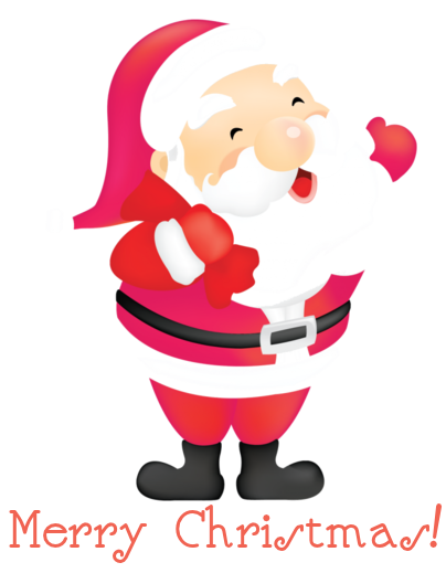 Merry Christmas PNG Transparent Image With Santa Claus HD pngteam.com