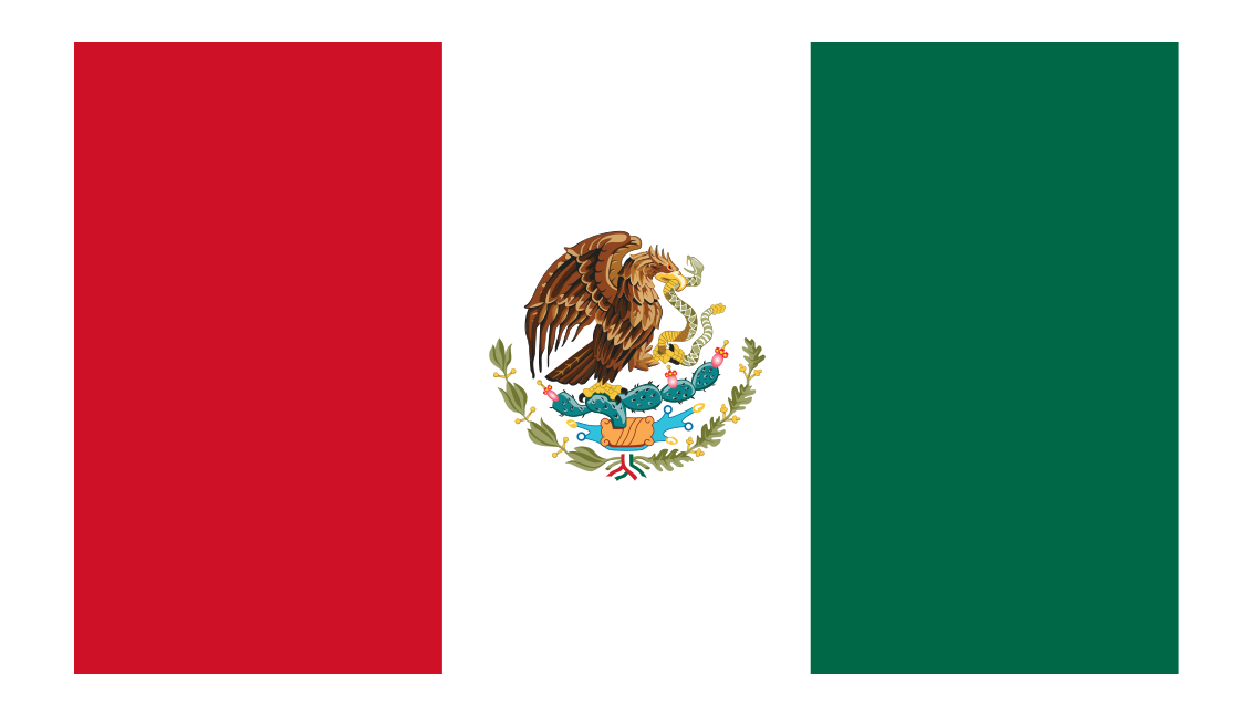 Mexico Flag PNG Reverse Transparent - Mexico Flag Png