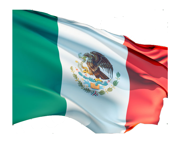 Waving Mexico Flag PNG Transparent pngteam.com