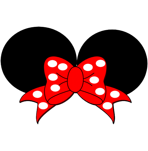 Minnie Mouse Ears Clipart PNG