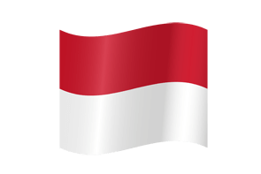 Monaco Flag Logo PNG Transparent