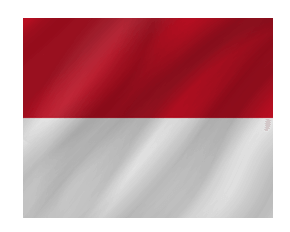 Monaco Flag PNG in Transparent