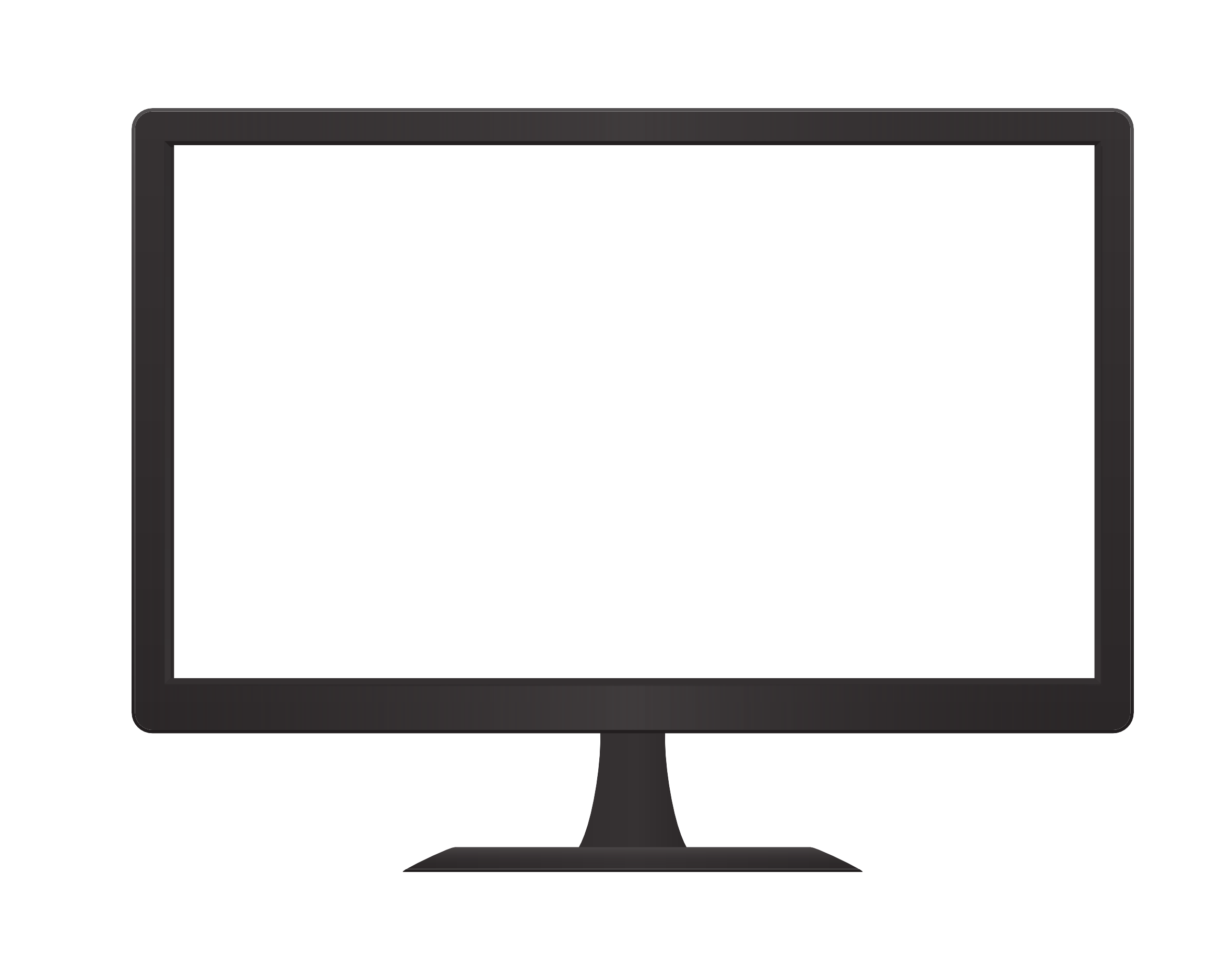 Blank Monitor PNG File pngteam.com