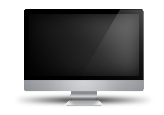 Flat Monitor PNG Images