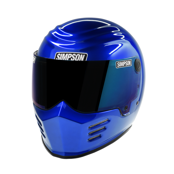 Blue Bandit Style Motorcycle Helmet PNG HD - Motorcycle Helmet Png